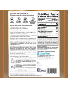 Té Instantáneo Príncipe de la Paz Ginseng Americano 30 Bolsitas 2