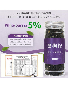 Té de Goji Negro Hee Creek 220g - Sin Cafeína y Sin Gluten 2