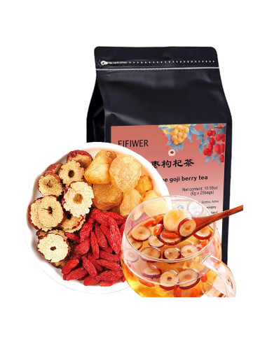 Té de Fruta Longan Jujube Goji 300g - Chuxiong Lanrun