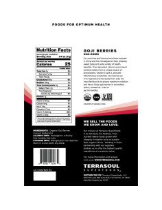 Berries de Goji Orgánicos Terrasoul Superfoods 907g 2