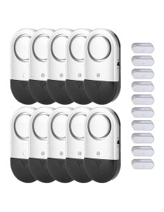 Sensores de Alarma Inalámbricos Rmweify 10 Paquetes 120dB