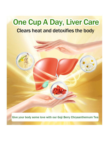 Té Herbal Chino Rlvym 30 Bolsitas Baya de Goji y Crisantemo