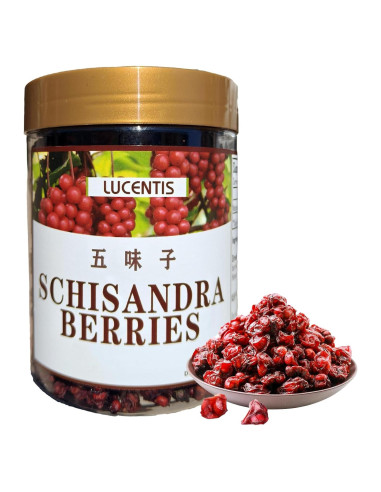 Bayas de Schisandra Secas Premium 220g - Superalimento Wuweizi
