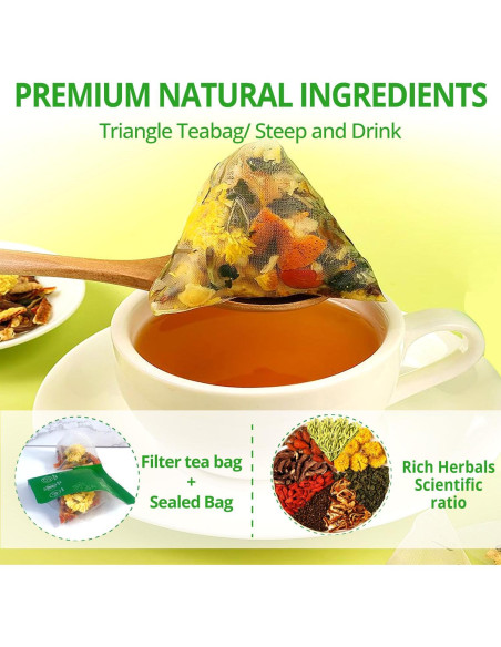 Té de Goji Berry y Crisantemo Patiosio - 15 Bolsitas 190g Té de Goji Berry y Crisantemo Patiosio - 15 Bolsitas 190g