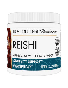 Polvo de Reishi Host Defense 99.22 g - Suplemento Inmunidad