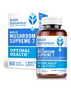 Suplemento de Champiñones Bold Botanica 60 Cápsulas
