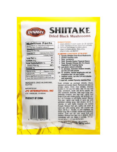 Champiñones Negros Secos Shiitake Dynasty 28.35g 2