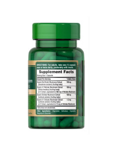 Complejo de Hongos Puritan's Pride 120 Cápsulas Vegetarianas 2