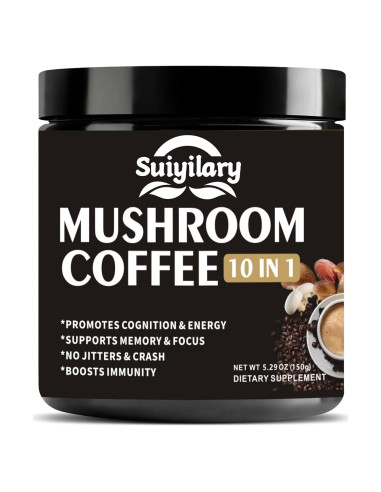 Café de Hongo Suiyilary 150g - 10 Hongos para Energía y Enfoque