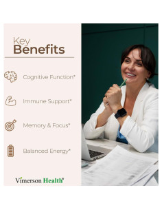 Cápsulas Veganas de Melena de León Vimerson 60 Unidades 2