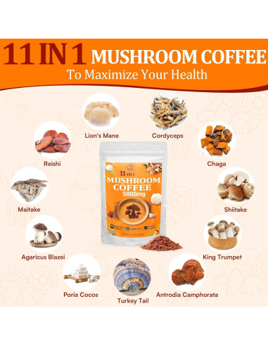 Café de Hongo Orgánico Gomhoreye 150g - 11 Hongos Superalimento