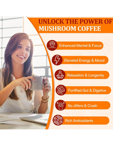 Café de Hongo Orgánico Gomhoreye 150g - 11 Hongos Superalimento