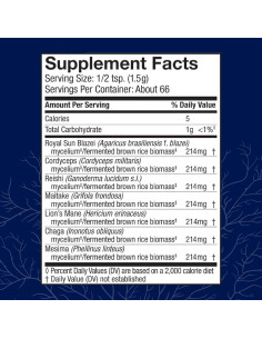 Suplemento de Hongo Host Defense Stamets 7 - 99.22 g 2