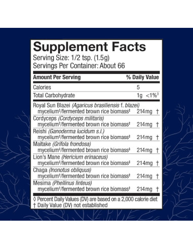 Suplemento de Hongo Host Defense Stamets 7 - 99.22 g