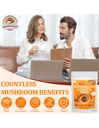 Café de Hongo Orgánico Gomhoreye 150g - 11 Hongos Superalimento