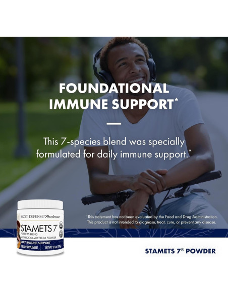 Suplemento de Hongo Host Defense Stamets 7 - 99.22 g