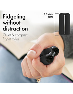 ONO Roller Jr - Juguete Antiestrés Compacto Negro 2