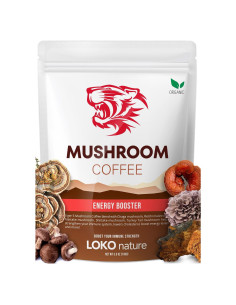 Café Instantáneo Orgánico Tiger 5 Hongos - 30 Porciones 100% Arábica