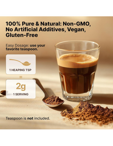 Café de Hongo Orgánico Rasstenix - 9 Adaptógenos - 60 Porciones