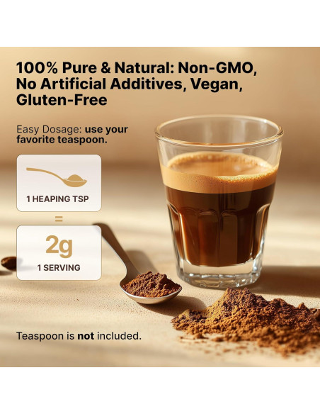 Café de Hongo Orgánico Rasstenix - 9 Adaptógenos - 60 Porciones