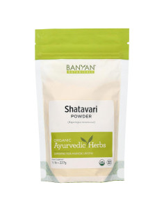 Polvo de Shatavari Orgánico Banyan Botanicals 226.8g - Hierba Ayurvédica