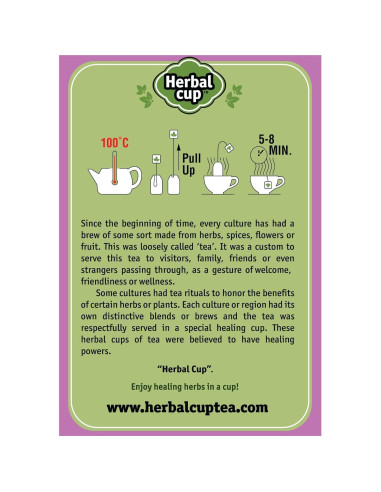 Té Herbal Orgánico para Mujeres Herbal Cup - Shatavari y Cúrcuma