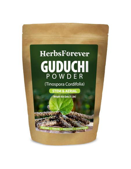 Polvo de Guduchi Tinospora Cordifolia 454g - Vegano y Sin Gluten