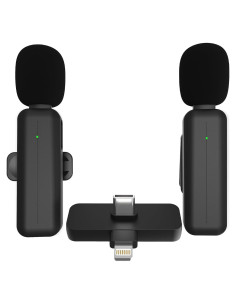 Micrófonos Lavalier Inalámbricos Bulatry Doble 80ft 5H