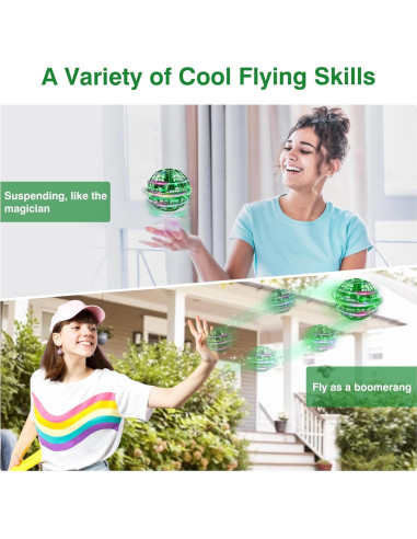 Bola Voladora Orbital Ciniffo TSM006-GN Verde 6+ Años