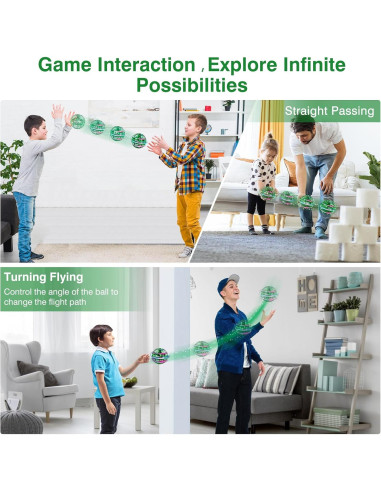 Bola Voladora Orbital Ciniffo TSM006-GN Verde 6+ Años