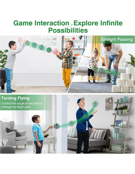 Bola Voladora Orbital Ciniffo TSM006-GN Verde 6+ Años