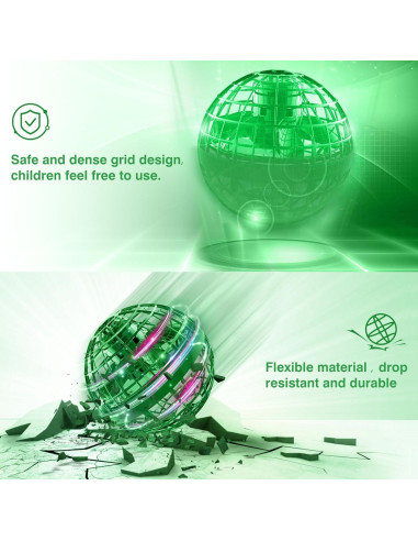 Bola Voladora Orbital Ciniffo TSM006-GN Verde 6+ Años