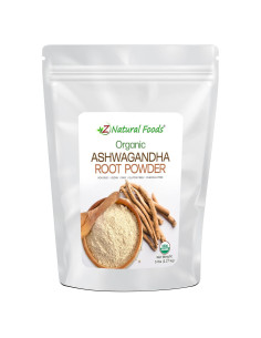 Polvo de Raíz de Ashwagandha Orgánico Z Natural Foods 2.27 kg