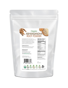 Polvo de Raíz de Ashwagandha Orgánico Z Natural Foods 2.27 kg 2