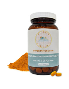 Suplemento de Cúrcuma Lakadong Vegano 120 Tabletas 299g