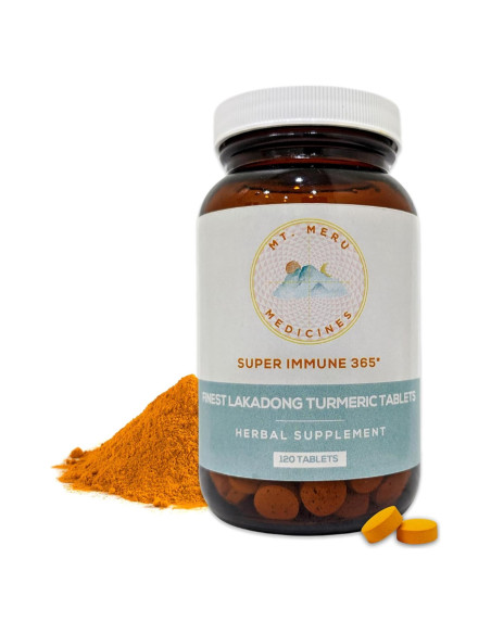 Suplemento de Cúrcuma Lakadong Vegano 120 Tabletas 299g