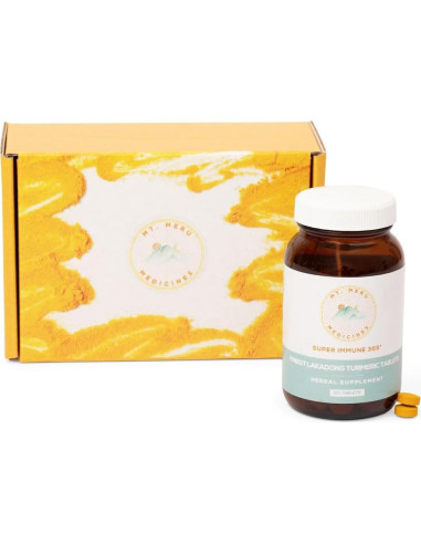 Suplemento de Cúrcuma Lakadong Vegano 120 Tabletas 299g