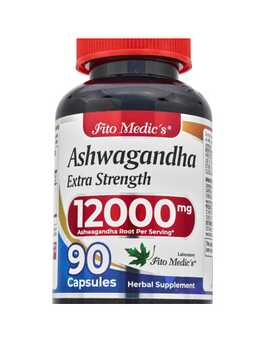 Suplemento de Ashwagandha FITO MEDIC'S 90 Cápsulas 12000 mg