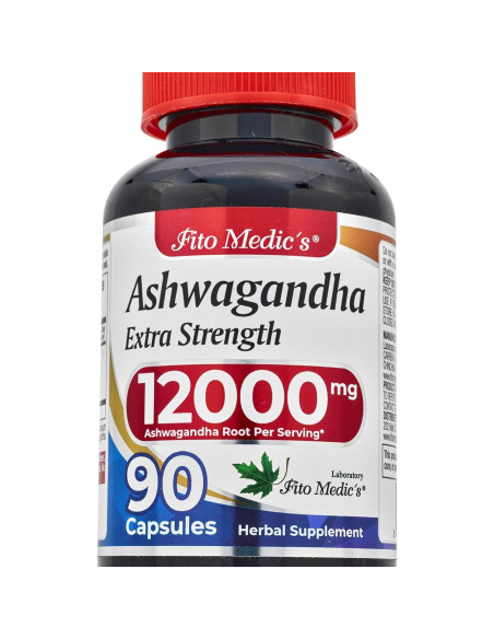 Suplemento de Ashwagandha FITO MEDIC'S 90 Cápsulas 12000 mg Suplemento de Ashwagandha FITO MEDIC'S 90 Cápsulas 12000 mg