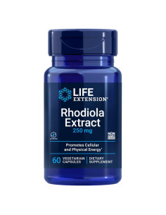 Suplemento de Rhodiola Life Extension 250 mg 60 Cápsulas