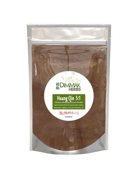 Extracto en Polvo de Raíz de Escutelaria Baicalensis 112g - Dimmak Herbs