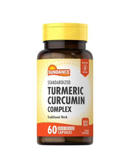 Complejo de Cúrcuma y Curcumina Sundance | 60 Cápsulas Rápidas