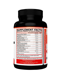 Suplemento Hierba de Cabra Excitada Dorado Nutrition 120 Cápsulas 2