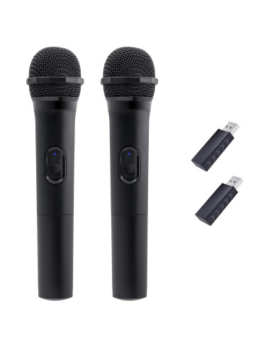 Mcbazel Micrófono Inalámbrico USB 2 Paquete para Juegos