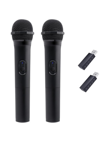Mcbazel Micrófono Inalámbrico USB 2 Paquete para Juegos