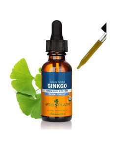 Extracto Líquido de Ginkgo Biloba Herb Pharm 29.57 ml Orgánico
