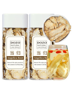 Raíz de Angelica Sinensis DOZO 300g - 100% Natural en Rodajas