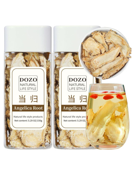 Raíz de Angelica Sinensis DOZO 300g - 100% Natural en Rodajas Raíz de Angelica Sinensis DOZO 300g - 100% Natural en Rodajas