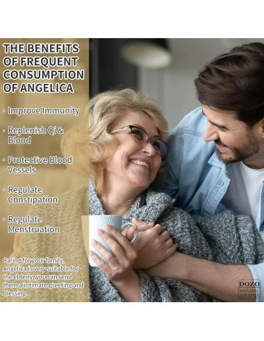 Raíz de Angelica Sinensis DOZO 300g - 100% Natural en Rodajas