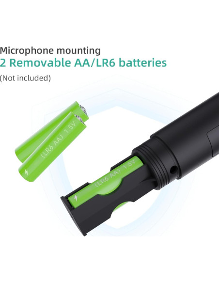 Mcbazel Micrófono Inalámbrico USB 2 Paquete para Juegos